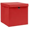 vidaXL Aufbewahrungsboxen mit Deckeln 10 Stk. 28x28x28 cm Produktbild-Vorschau 1