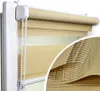 Voppi Roleta dzień noc 95x150 cm beżowa, podwójna roleta Podgląd zdjęcia produktu 1