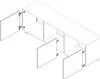 TV-Schrank CALABRINI C-12 mit 3 Türen Fernsehschrank 150 cm Produktbild-Vorschau 3