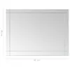 vidaXL Miroir mural 60x40 cm verre Voir les images du produit 6