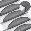 vidaXL Podložky na schůdky 15 ks 56x17x3 cm Tmavě šedé Náhled obrázku produktu 2