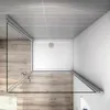 80X80cm Duschkabine Eckeinstieg Duschabtrennung Schwingtür Produktbild-Vorschau 5