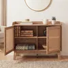 CALICOSY - Buffet 2 Portes en Cannage Rotin L110 cm - PALMO Voir les images du produit 8