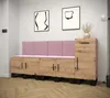 Garderobe ARTIN Set 17 mit gepolsterten Paneelen Industrial Produktbild-Vorschau 2