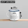 Trendation - Mama Emaille Tasse Geschenk für Mutter von Produktbild-Vorschau 3