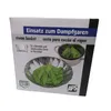 The image shows the packaging of a steam basket for cooking vegetables. Produktbild-Vorschau