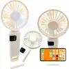 Mini ruční ventilátor na stůl, tichý, skládací, výkonný, Náhled obrázku produktu 1