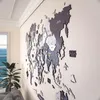 ColorfullWorlds 3D Holz-Weltkarte Wandkunst, UV Druck Produktbild-Vorschau 4