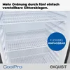 Exquisit Glastürkühlschrank, 280l Getränkekühlschrank mit Produktbild-Vorschau 4