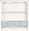 Nástěnná police Clayre & Eef 56x13x60 cm bílá 5H0465 Náhľad obrázku produktu 1