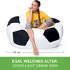 Green Bean® Fußball-Sitzsack 90cm mit 250 Liter EPS Perlen Produktbild-Vorschau 5