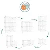Scaffale a incastro Relaxdays, scaffale modulare a cubi, Anteprima dell’immagine prodotto 6