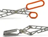 A close-up, studio shot of a pair of grill tongs, shown in two different configurations. Podgląd zdjęcia produktu