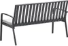 Garden Impressions Pisa Parkbank - Aluminium - carbon black Produktbild-Vorschau 2