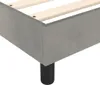 vidaXL Box spring bed frame light grey 160x200 cm velvet Náhľad obrázku produktu 6