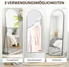 HOMCOM Celotelové zrkadlo, bez rámu, voľne stojace/na Náhľad obrázku produktu 6