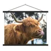 MuchoWow® Textilposter Schottischer Highlander - Nase - Produktbild-Vorschau 1