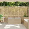 vidaXL Banc de jardin avec coussins Beige 110x40x44 cm Poly Voir les images du produit 2