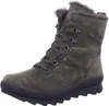 A single green boot with a black sole and laces is shown against a white background. Produktbild-Vorschau