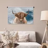 MuchoWow® Wandteppich Wandbehang Schottisches Hochlandrind Produktbild-Vorschau 5