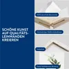 H&S 4x Leinwand zum Bemalen - Keilrahmen Leinwände Canvas - Produktbild-Vorschau 2