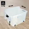 Plastový kontajner KADAX s kolieskami, organizačný box, Náhľad obrázku produktu 4