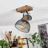 Cotes »Cotes« Deckenlampe, Holz/Metall, Braun/Schwarz, Produktbild-Vorschau 9