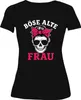 Böse Alte Frau Totenkopf Bandana Sonnenbrille Oma Biker Produktbild-Vorschau 2