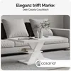 CASARIA® Couchtisch Weiß Holz Stauraum Ablage Kratzfest Produktbild-Vorschau 2