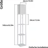 Puluomis 3 Ebene Stehlampe Stehleuchte Bodenlampe 160cm E27 Produktbild-Vorschau 7