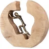 Skulptur Push and Work 29 x 28 cm Black Gold Mangoholz Alu Produktbild-Vorschau 9