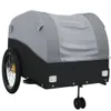 Fahrradanhänger Schwarz und Grau 45 kg Eisen - Produktbild-Vorschau 4
