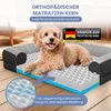 ELONEO Orthopädisches Hundebett, Größe S - Schwarz Produktbild-Vorschau 2