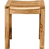 Tabouret Teako Design Ferrara en teck massif résistant aux Voir les images du produit 3