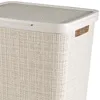 Curver Wasmand met Deksel Jute-Look 58L Crème Voir les images du produit 6