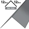 A diagram showing a metal profile with dimensions and color code. Produktbild-Vorschau