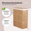 Lycce Wäschekorb mit Deckel Nischenwäschekorb Seegras Produktbild-Vorschau 8