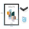 Bilderrahmen 50 x 75 cm mit bruchsicherem Plexiglas für Produktbild-Vorschau 3