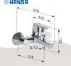 Hansa Polo Nuovo miscelatore per vasca cromato, 1 pezzo. Anteprima dell’immagine prodotto 6