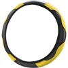 Stuurhoes van microvezel, leerlook, geel, diameter 37-38 cm Productafbeelding-voorbeeld 7