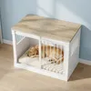 101cm Hundekäfig-Möbel, Hundebox für Zuhause mit 3 Türen | Produktbild-Vorschau 4