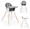 Seggiolino per bambini 2-in-1, grigio, marca ECOTOYS Anteprima dell’immagine prodotto 1
