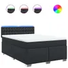 Maison Exclusive - Boxspringbett mit Matratze Schwarz Produktbild-Vorschau 2