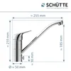 SCHÜTTE LUCA Vorfenster Küchenarmatur, Wasserhahn Küche Produktbild-Vorschau 4