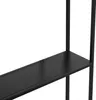 A close-up view of a black shelf on a white background. Náhled obrázku produktu