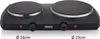 A dual electric hot plate with branding and size indicators. Produktbild-Vorschau