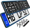 Kennzeichenhalter mit umlaufendem Rahmen Kfz-Kennzeichen Produktbild-Vorschau 2