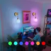 LED Wandleuchte Gold Milchglas Kabellos RGBCW 2er-Pack 30,0 Produktbild-Vorschau 3