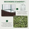 Outsunny Foliengewächshaus begehbares Gartenhaus mit 6 Produktbild-Vorschau 6