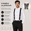 Bretels Heren Volwassenen - Bretels met 4 Brede Clips - Productafbeelding-voorbeeld 7